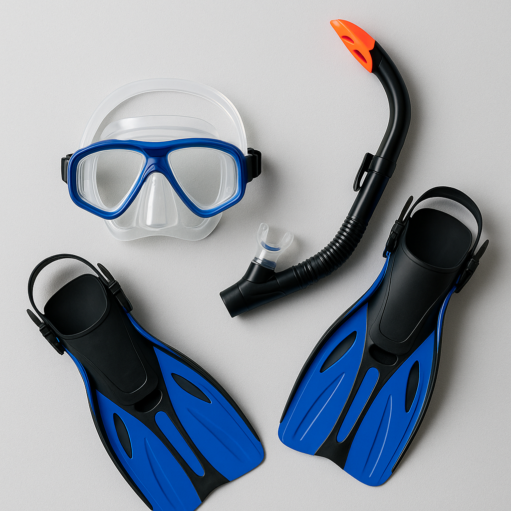snorkeling gear